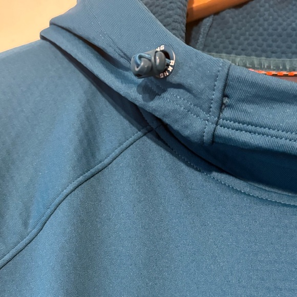 Duluth Trading Co Blue Cowl Neck Sweater - Picture 6 of 6